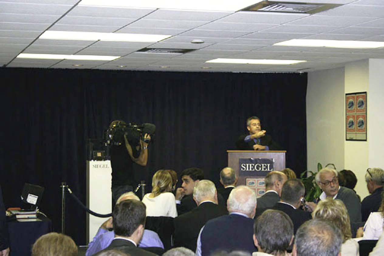 Inverted Jenny plate block 2005 sale — Siegel Auction Galleries